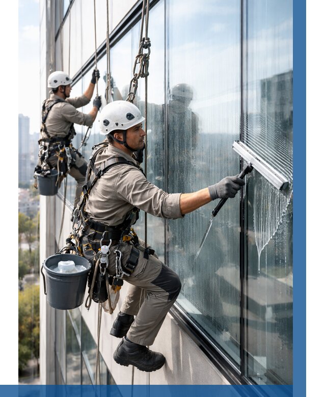 Мойка окон альпинистами в Гагарине от 4682 р. | ВЫСОТНИК-Ггр