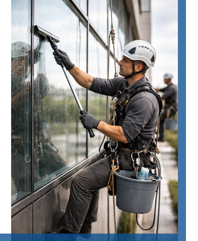 Мойка стеклянных фасадов в Гагарине от 208 р. | ВЫСОТНИК-Ггр
