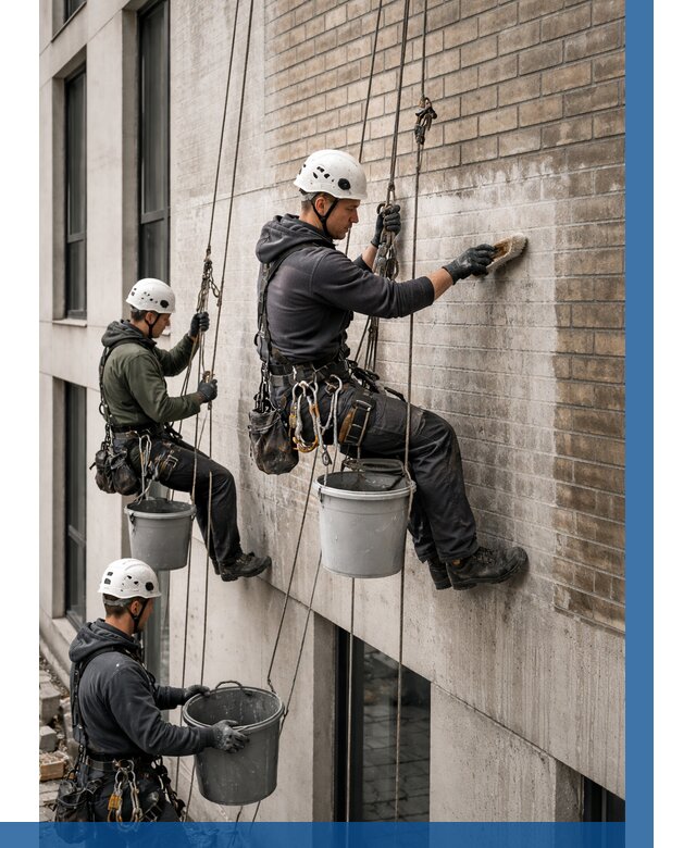 Удаление высолов с фасада в Гагарине от 260 р. | ВЫСОТНИК-Ггр