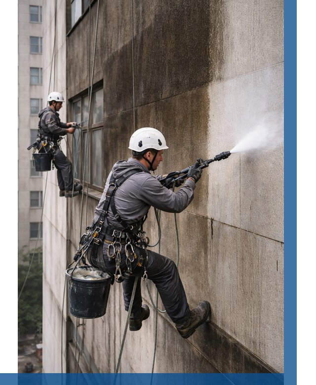 Очистка фасада от копоти в Гагарине от 260 р. | ВЫСОТНИК-Ггр