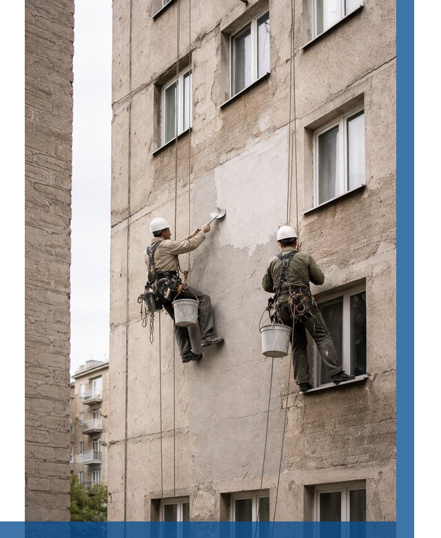 Косметический ремонт фасада в Гагарине от 1144 р. | ВЫСОТНИК-Ггр