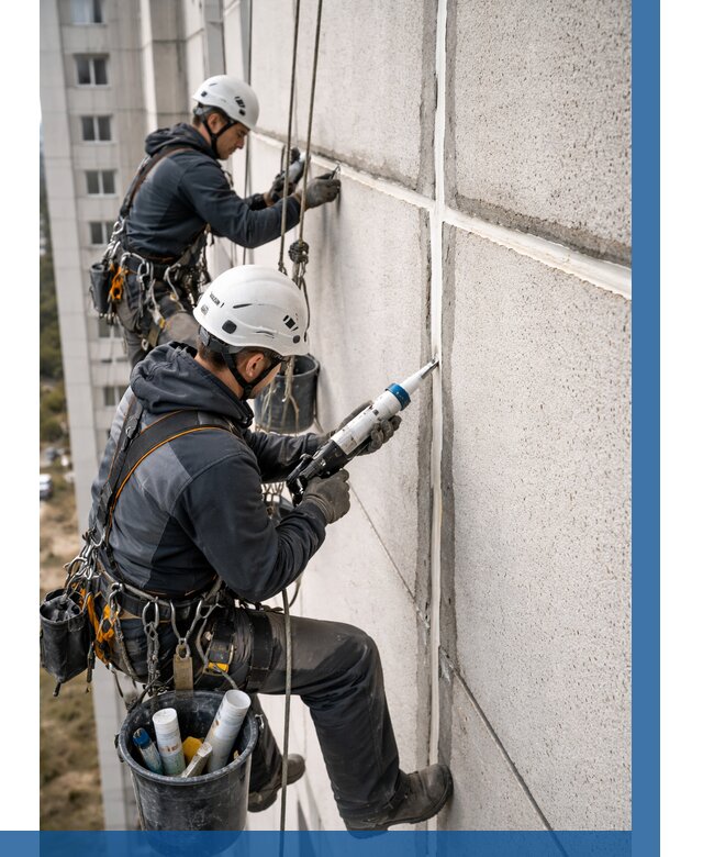 Герметизация межпанельных швов в Гагарине от 728 р. | ВЫСОТНИК-Ггр