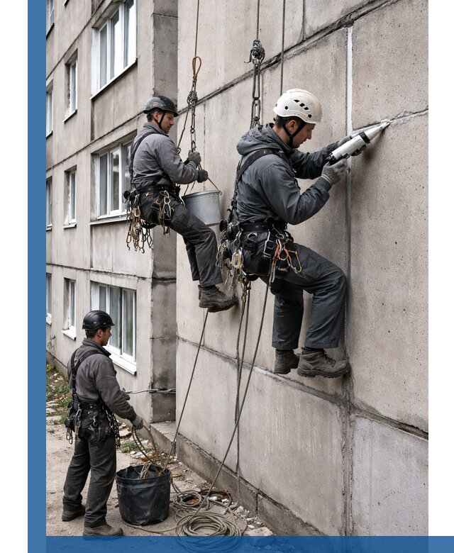Герметизация межпанельных швов в Гагарине с гарантией герметичности