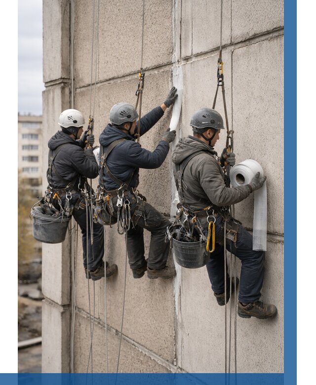 Ремонт межпанельных швов в Гагарине от 780 р. | ВЫСОТНИК-Ггр