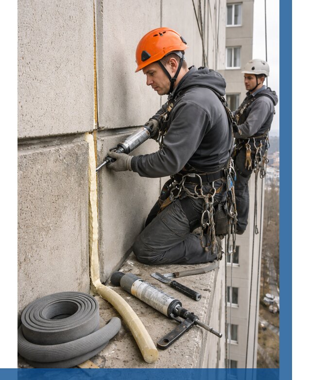 Теплый шов межпанельные швы в Гагарине от 728 р. | ВЫСОТНИК-Ггр