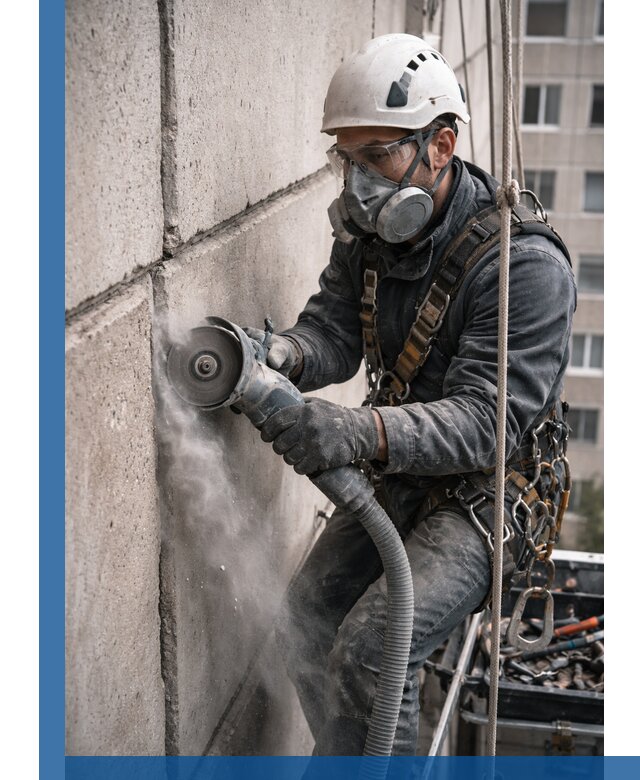 Штробление межпанельных швов в Гагарине качественно и быстро