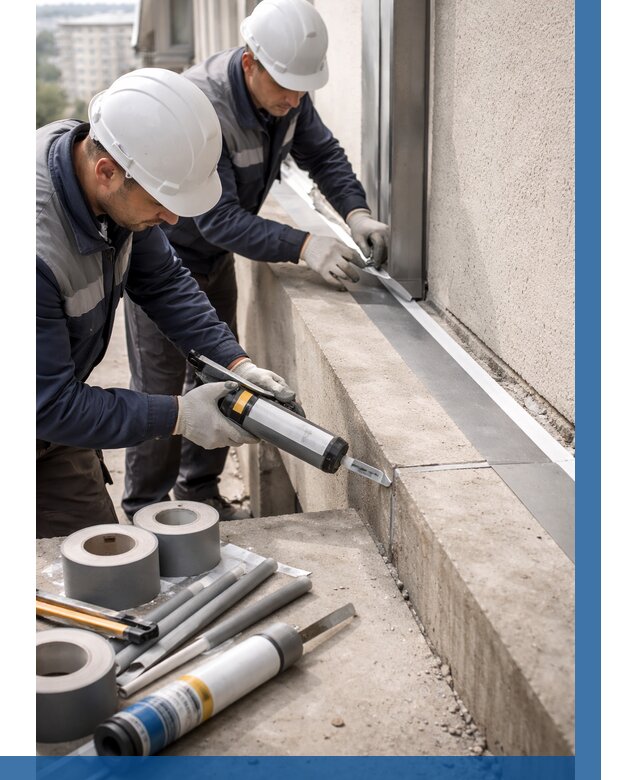 Герметизация примыкания балкона в Гагарине от 4682 р. | ВЫСОТНИК-Ггр