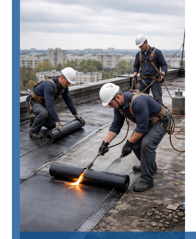 Ремонт наплавляемой кровли в Гагарине качественно и надежно
