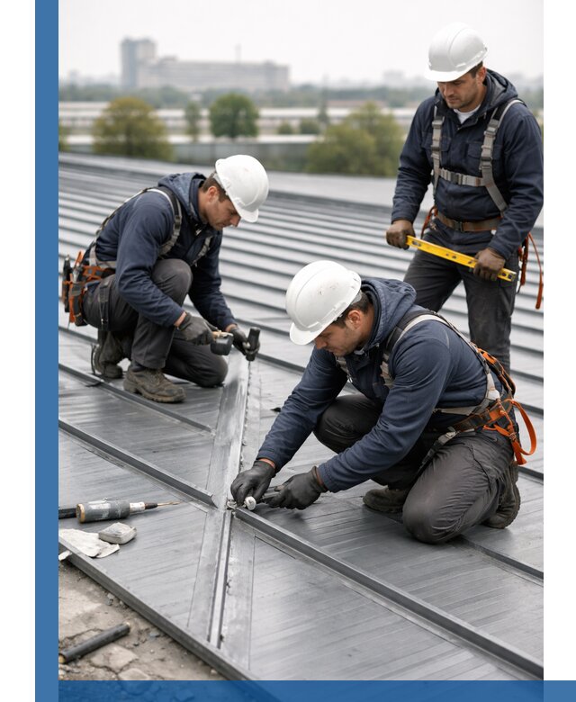 Ремонт фальцевой кровли в Гагарине срочно и качественно