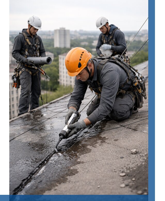 Устранение протечек кровли в Гагарине от 12485 р. | ВЫСОТНИК-Ггр