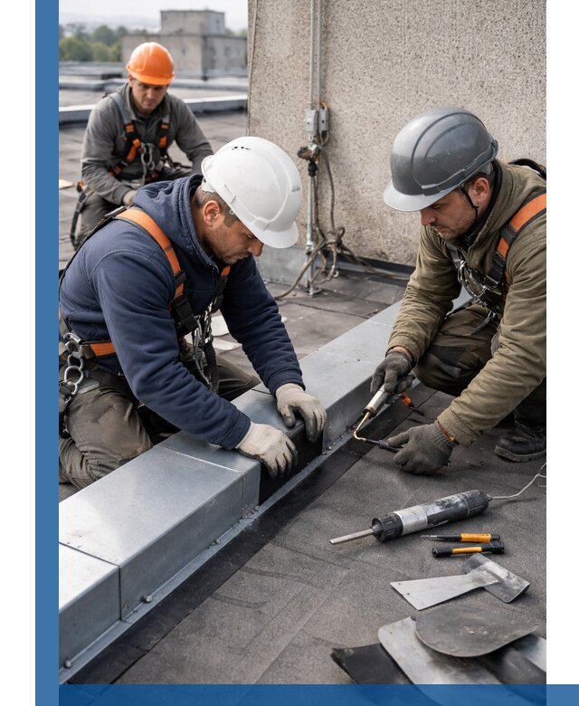 Ремонт кровельных примыканий в Гагарине профессионально