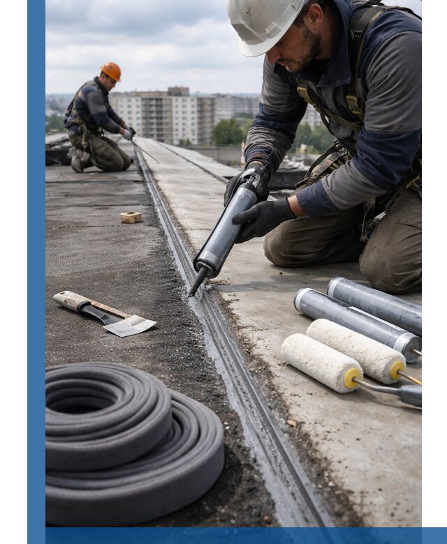 Герметизация швов кровли в Гагарине с гарантией герметичности