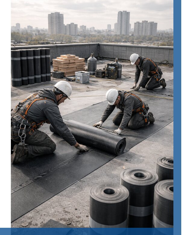 Монтаж мягкой кровли под ключ в Гагарине от 468 р. | ВЫСОТНИК-Ггр