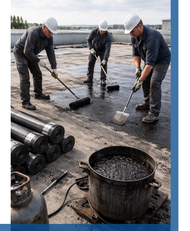 Гидроизоляция кровли мастикой в Гагарине от 624 р. | ВЫСОТНИК-Ггр