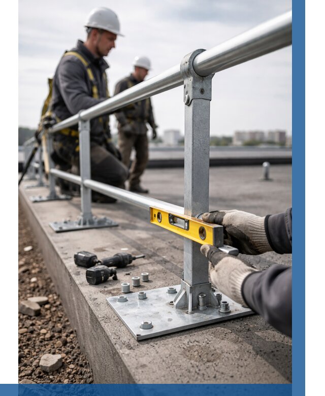 Монтаж кровельного ограждения в Гагарине от 1248 р. | ВЫСОТНИК-Ггр