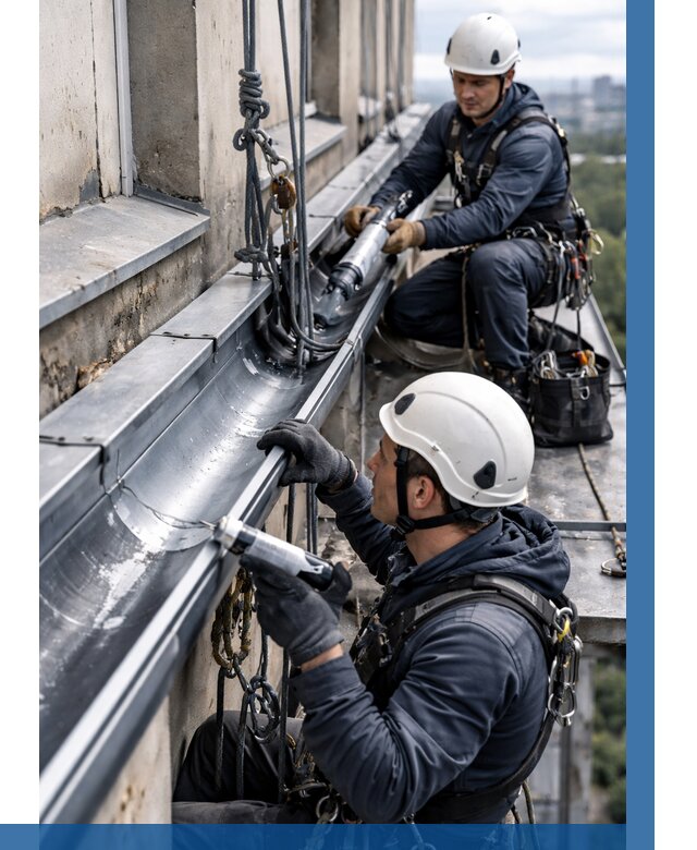 Ремонт водосточных желобов в Гагарине от 6763 р. | ВЫСОТНИК-Ггр