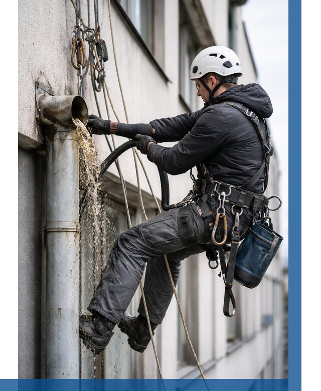 Прочистка водосточных труб в Гагарине от 3641 р. | ВЫСОТНИК-Ггр