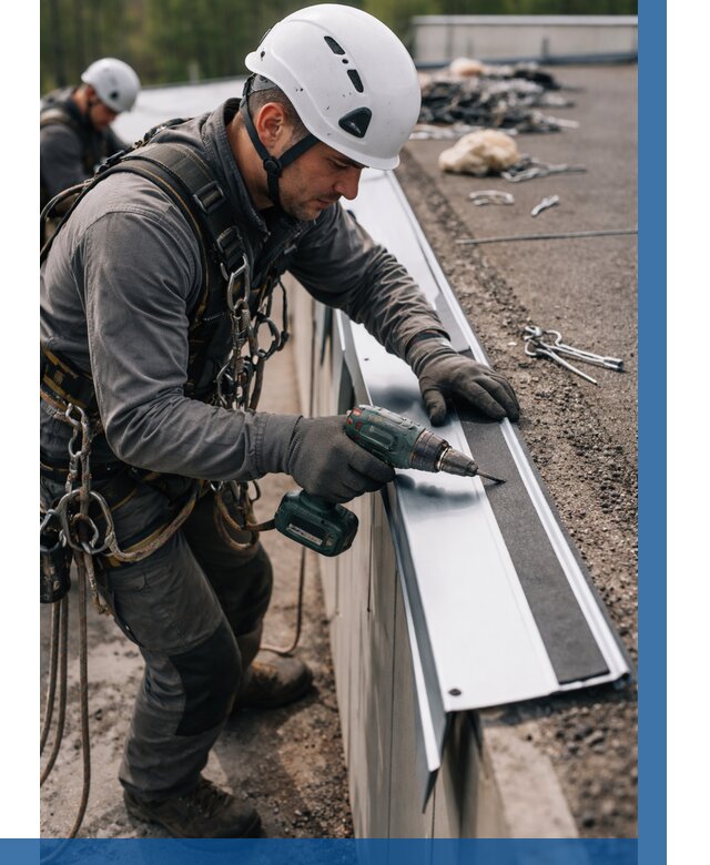 Монтаж капельника на кровле в Гагарине от 312 р. | ВЫСОТНИК-Ггр