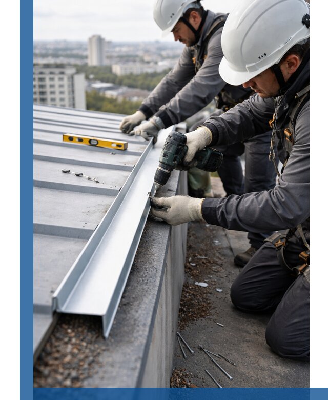 Монтаж капельника на кровле в Гагарине с гарантией качества