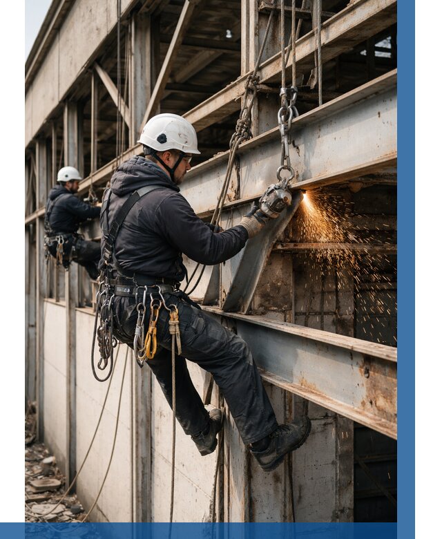 Демонтаж металлоконструкций на высоте в Гагарине от 6763р. |ВЫСОТНИК-Ггр