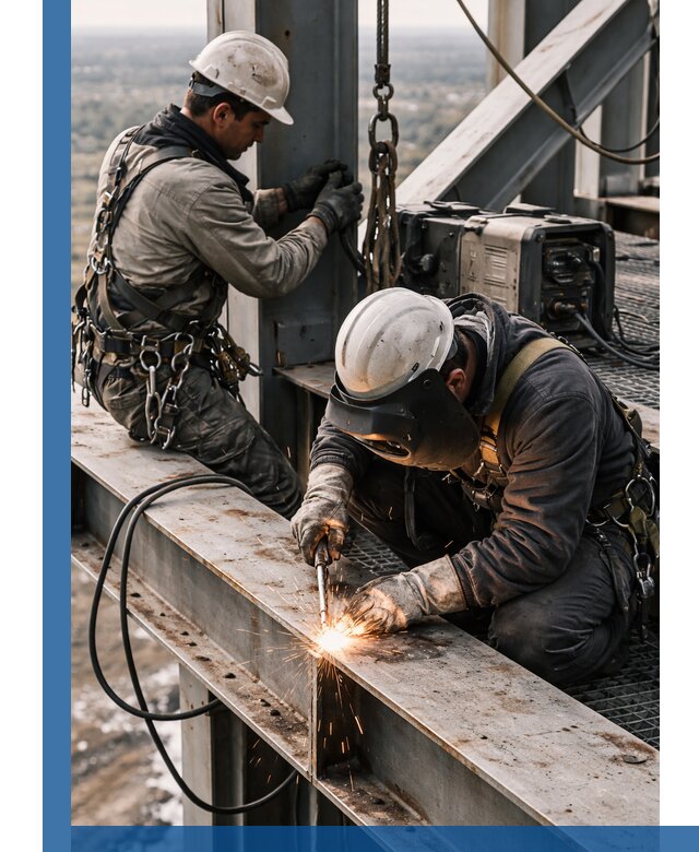 Высотные сварочные работы в Гагарине для промышленных объектов