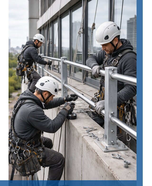 Монтаж ограждений на высоте в Гагарине, от 1248 р. | ВЫСОТНИК-Ггр