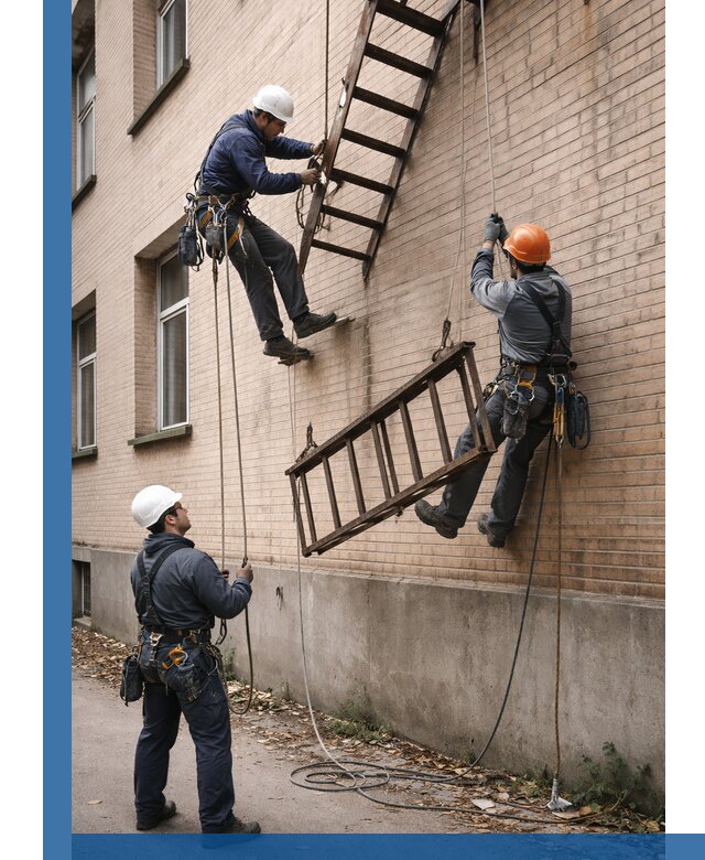 Демонтаж пожарной лестницы в Гагарине быстро и безопасно