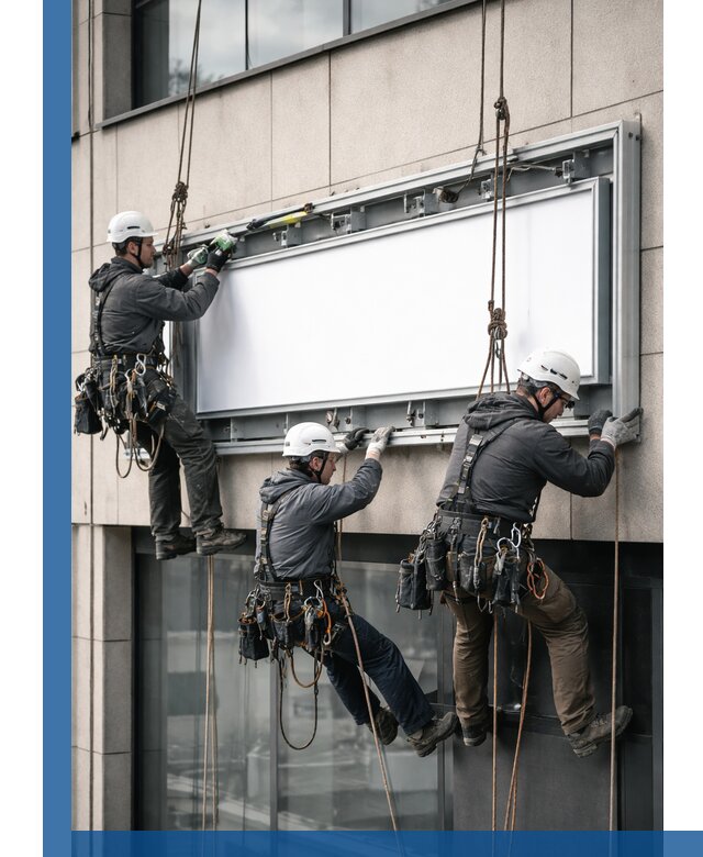 Профессиональный монтаж светового короба под ключ в Гагарине