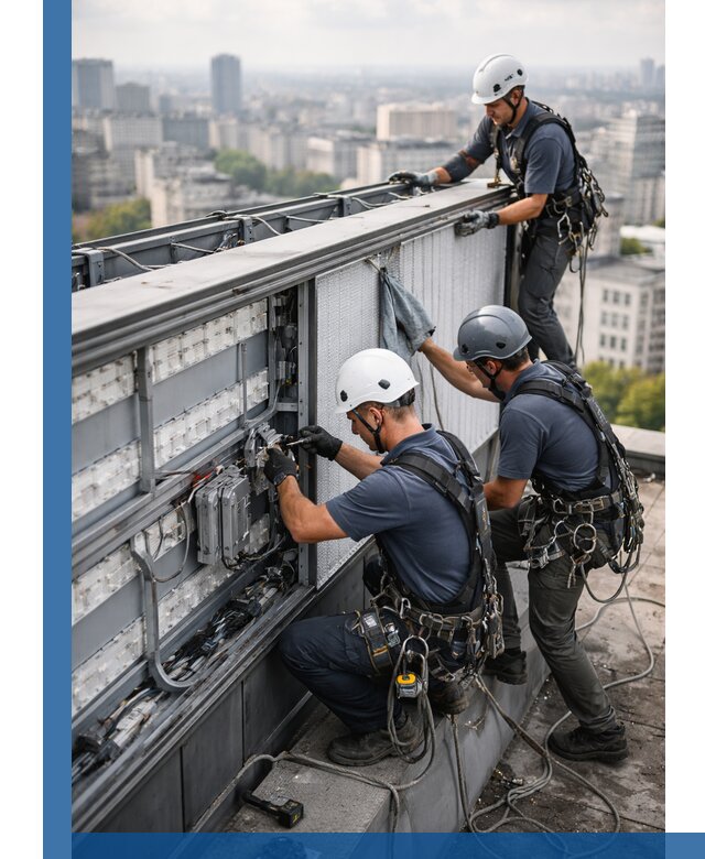 Профессиональное обслуживание крышной рекламы в Гагарине под ключ