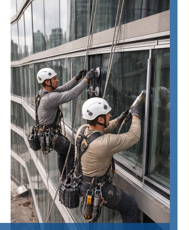 Радиусное остекление фасада в Гагарине от 12485 р. | ВЫСОТНИК-Ггр
