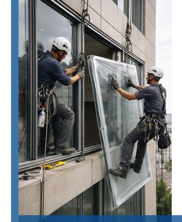 Профессиональная замена стекла в витраже в Гагарине с гарантией
