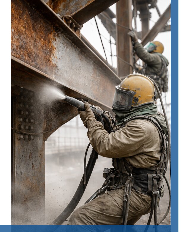 Пескоструйная очистка металлоконструкций в Гагарине по 624 р.  ВЫСОТНИК-Ггр