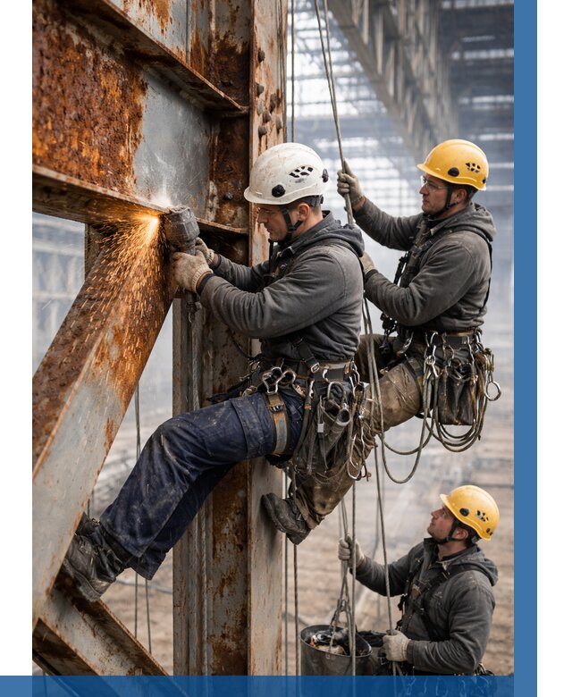 Зачистка металла от ржавчины в Гагарине от 364 р. | ВЫСОТНИК-Ггр