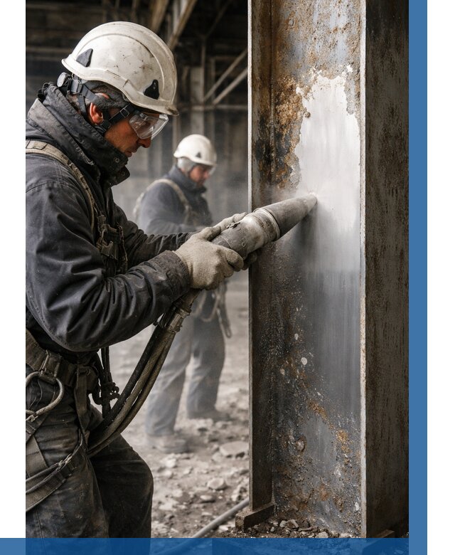 Удаление старой краски с металла в Гагарине от 468 р. | ВЫСОТНИК-Ггр