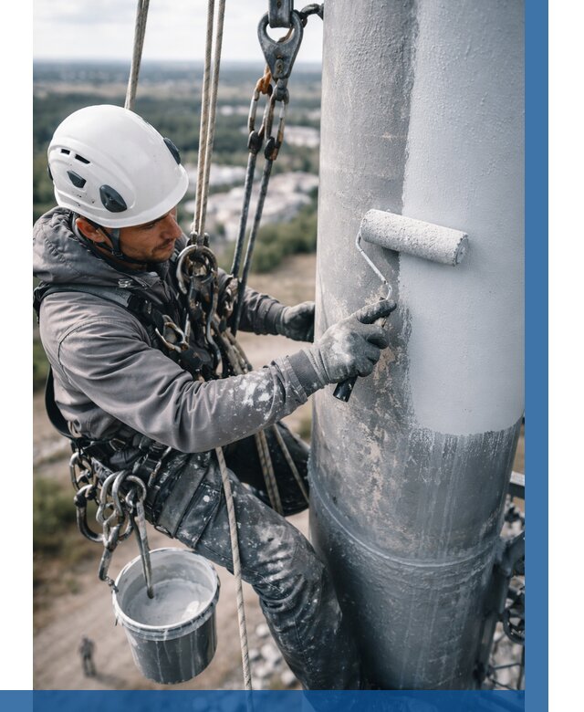 Покраска мачт связи под ключ в Гагарине от 884 р. | ВЫСОТНИК-Ггр