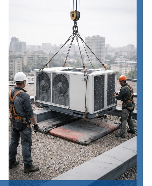 Подъем груза на крышу в Гагарине от 5202 р. | ВЫСОТНИК-Ггр заказать