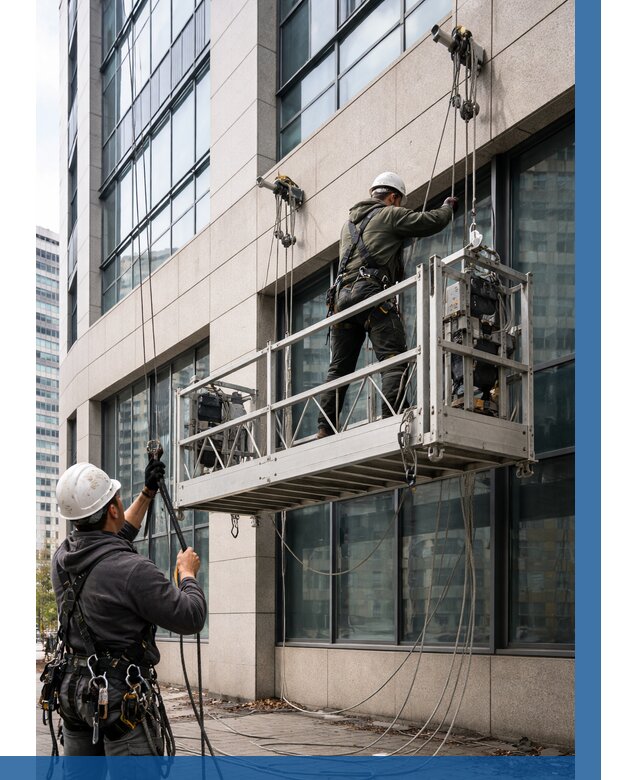 Монтаж и подъем фасадной люльки в Гагарине от 12485 р. | ВЫСОТНИК-Ггр