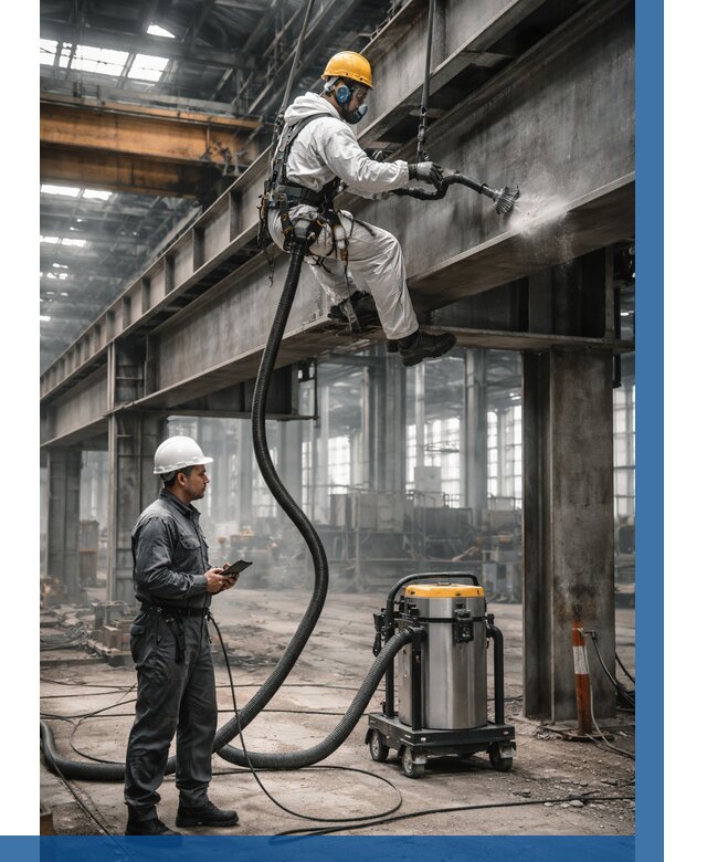 Обеспыливание конструкций в цехе в Гагарине от 4370 р. | ВЫСОТНИК-Ггр