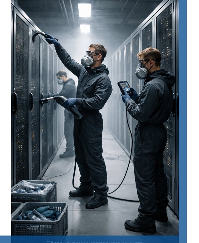 Обеспыливание серверной комнаты в Гагарине от 4682 р. | ВЫСОТНИК-Ггр