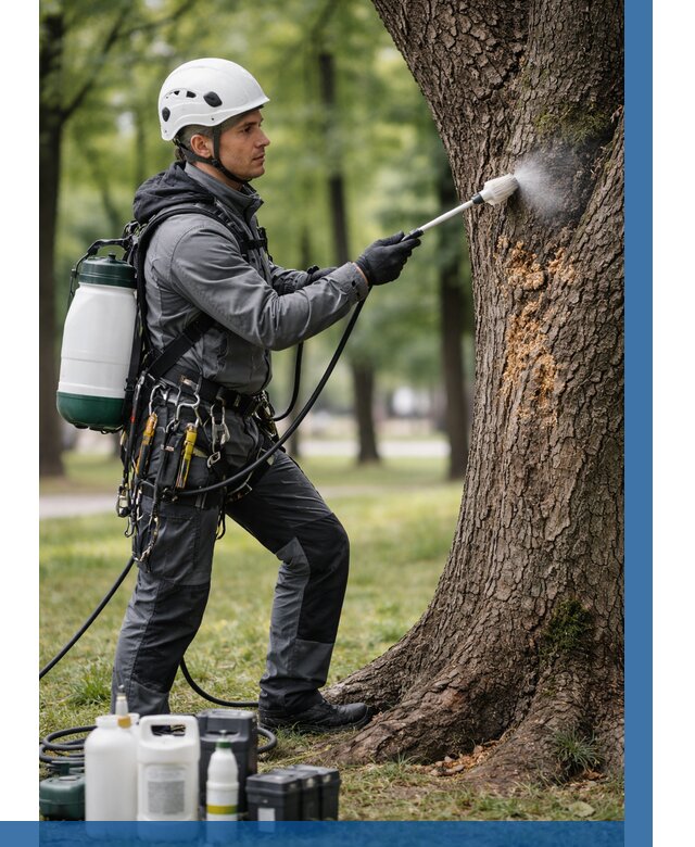 Обработка деревьев от вредителей в Гагарине от 4682 р. | ВЫСОТНИК-Ггр